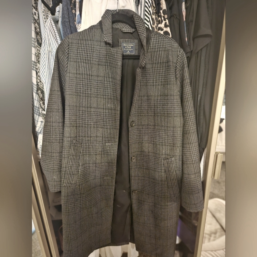 Wool blended dad coat-women